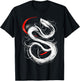 Snake Art Drawing Animal Love Abstract Graphic Snake T-Shirt - T-Shirt | Black