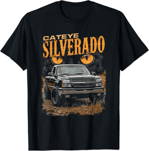 Silverado Cateye Truck 2003-2006 OBS Old Body Style T-Shirt - T-Shirt | Black