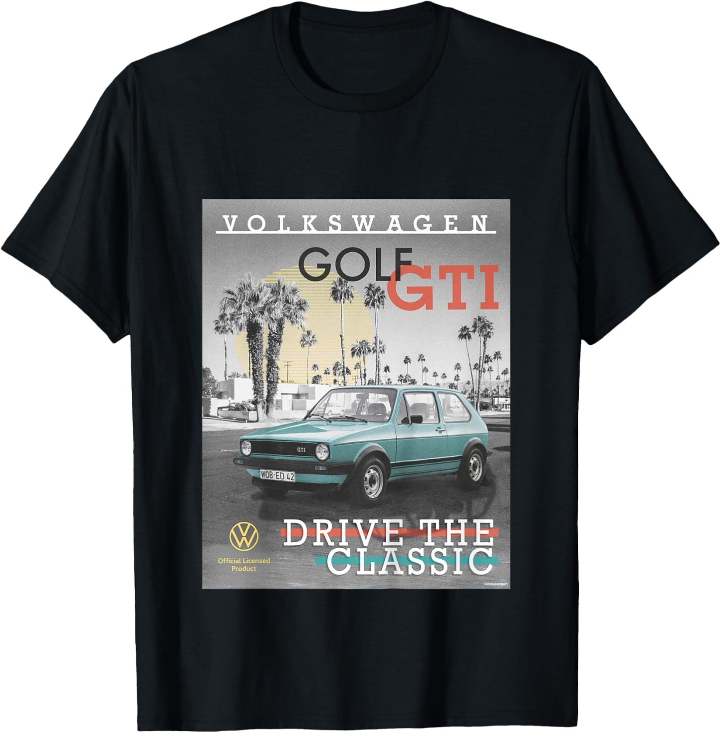 Kids Volkswagen Golf GTI Drive The Classic Kids , Black, S T-Shirt - T-Shirt | Black