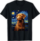 West Chesapeake Bay Retriever Starry Night Van Gogh T-Shirt - T-Shirt | Black
