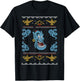 Disney Aladdin Genie Ugly Christmas Sweater Design T-Shirt - T-Shirt | Black