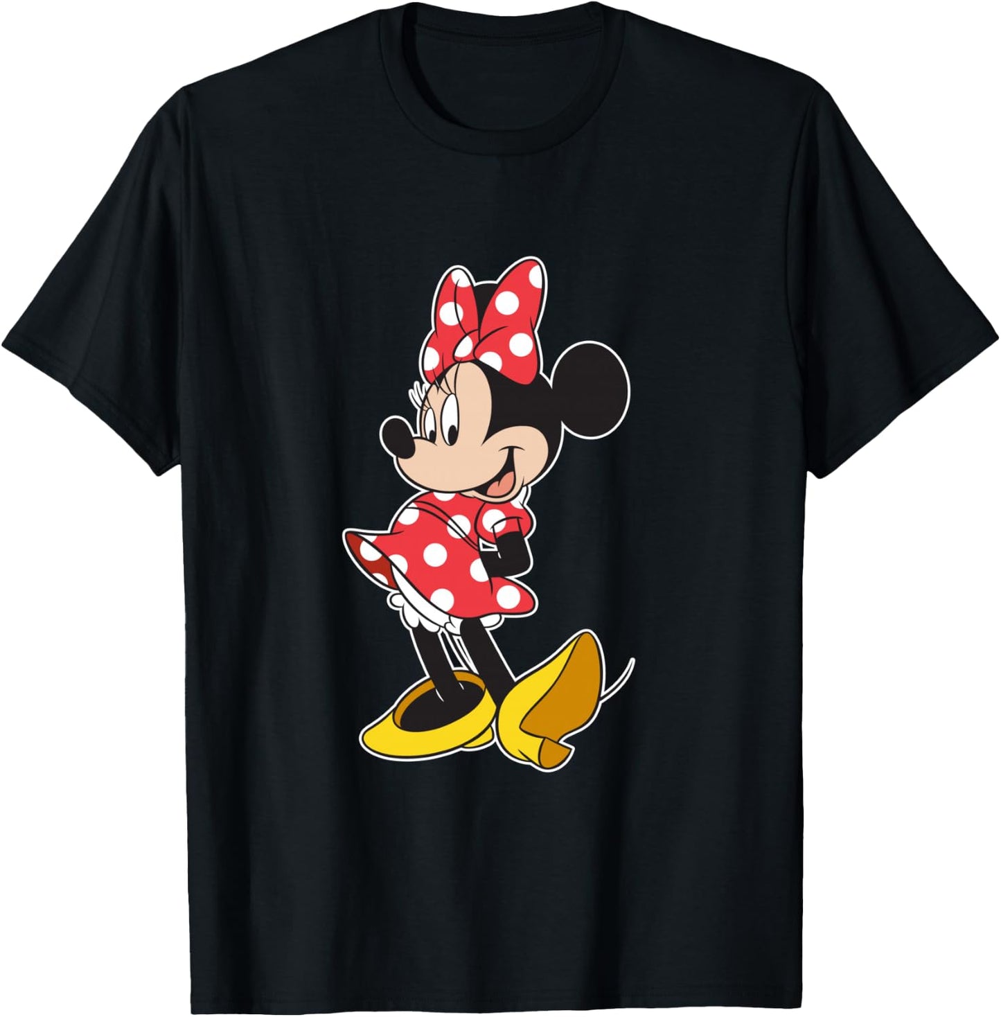 Disney Minnie Mouse Classic Pose T-Shirt - T-Shirt | Black