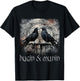 Hugin & Munin die Raben Odins Wikinger Nordische Mythologie T-Shirt - T-Shirt | Black