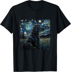 Cute Black Lab Black Labrador Retriever Puppy Dog Mom Animal Women Girls Kids T-Shirt - T-Shirt | Black