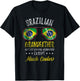 Brazilian Grandfather Sunglasses Brazilian Family Vintage T-Shirt - T-Shirt | Black