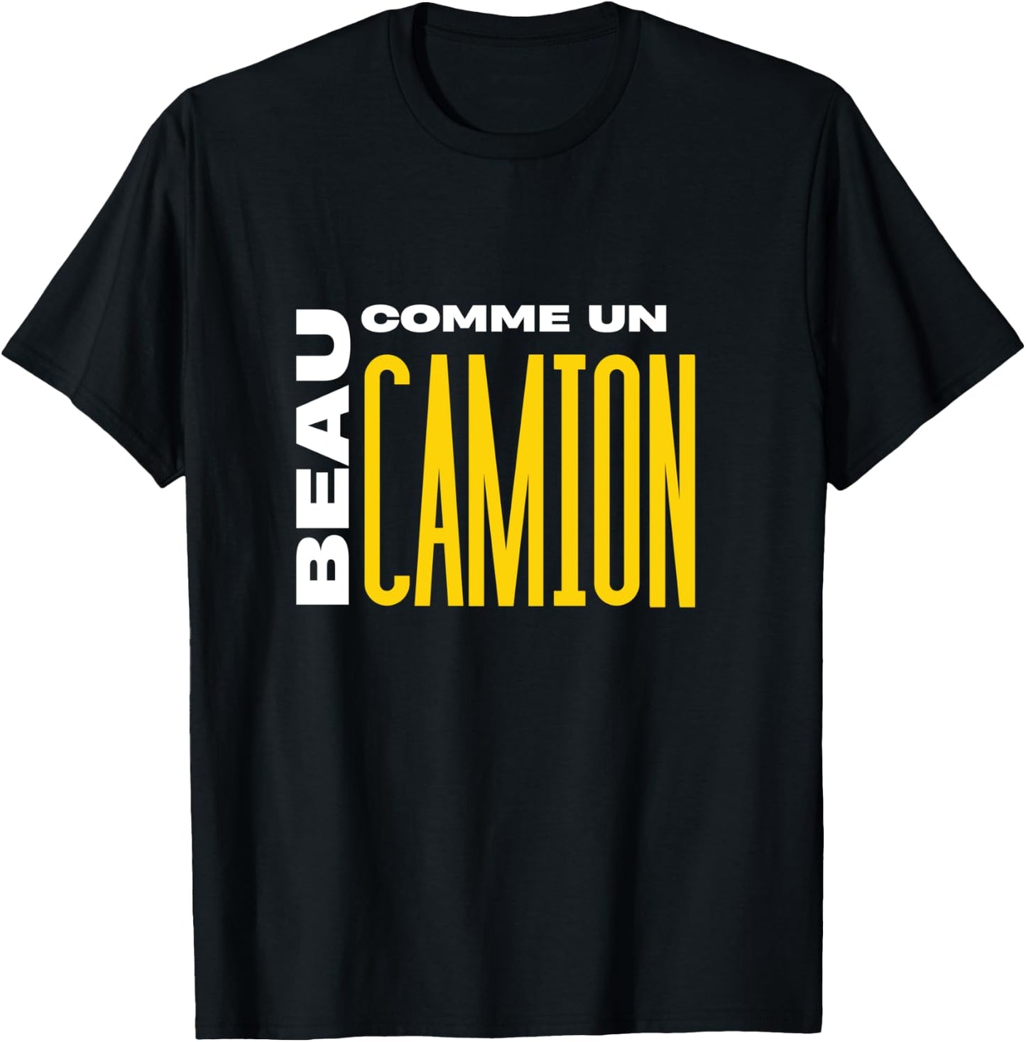 Total Attraction Beautiful Like A Long Handle Truck T-Shirt - T-Shirt | Black