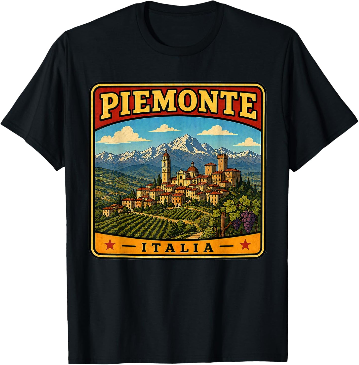 Italy T-Shirt - T-Shirt | Black