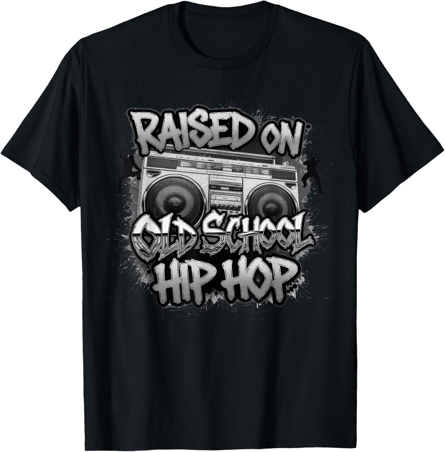 Hiphop Gift Rapper Boys Music Freestyle Beatbox , black T-Shirt - T-Shirt | Black