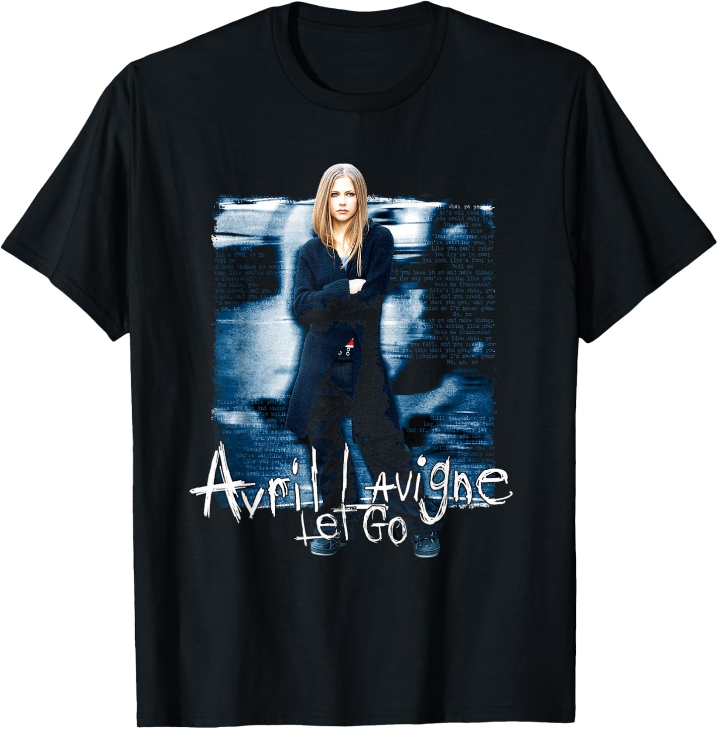 Official Avril Lavigne Let Go , black T-Shirt - T-Shirt | Black