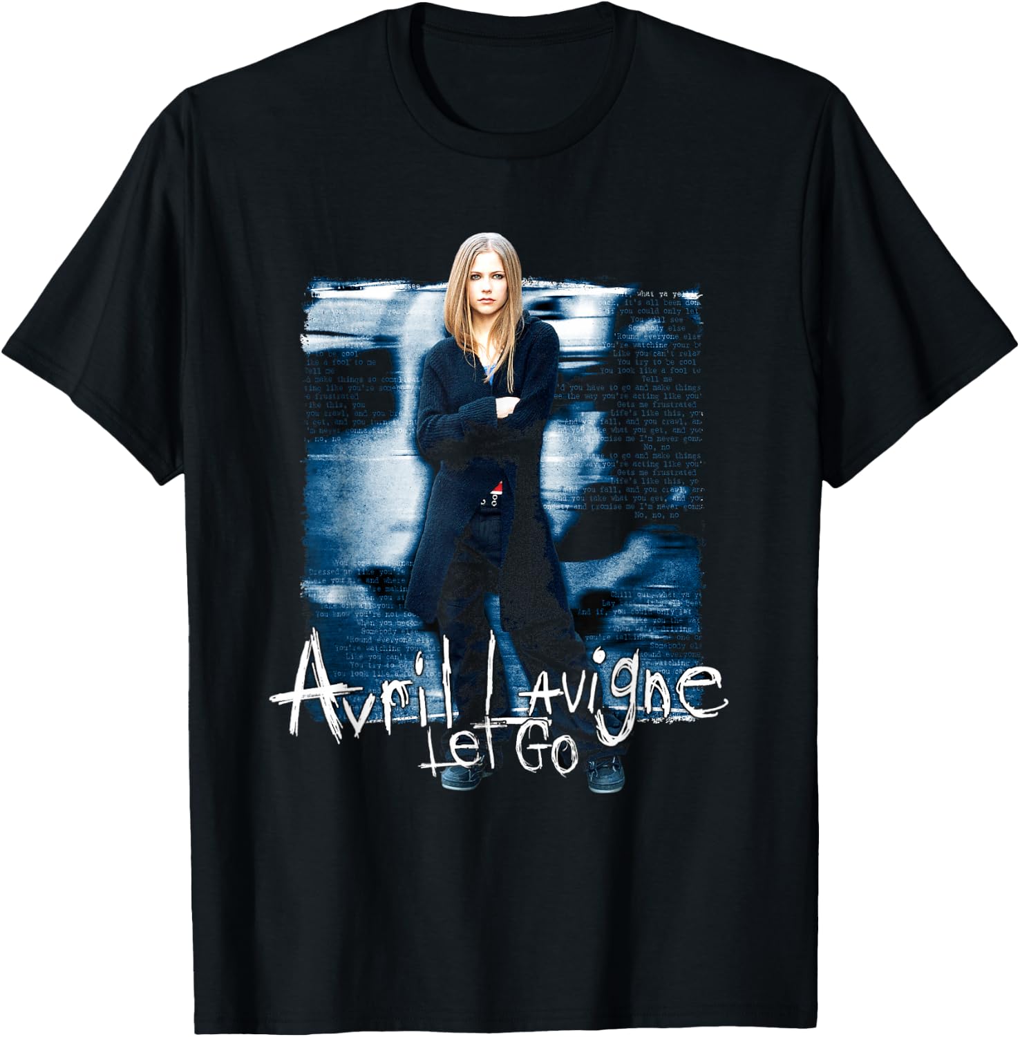 Official Avril Lavigne Let Go , black T-Shirt - T-Shirt | Black