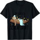 Sloth Pyjamas , blue T-Shirt - T-Shirt | Black