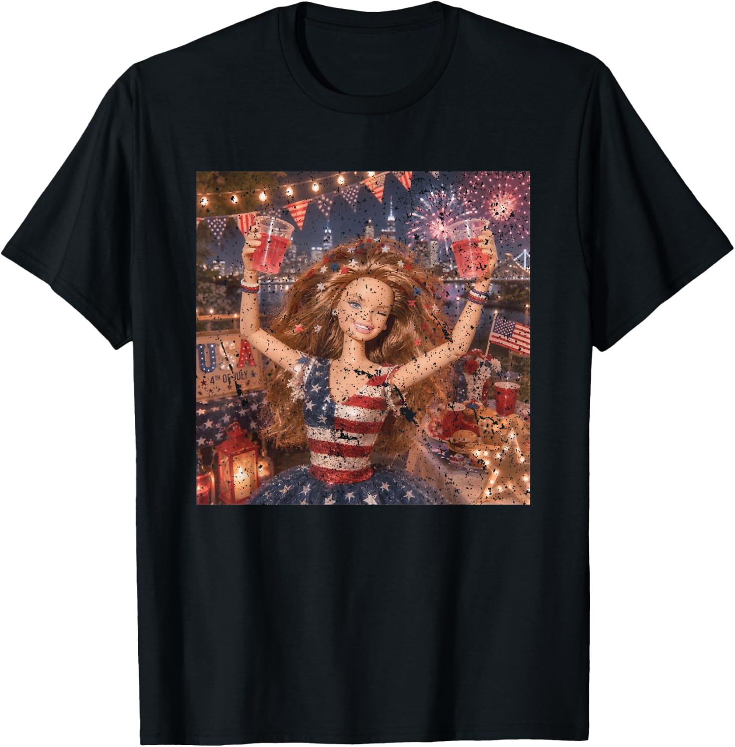 Funny 250 USA T-Shirt - T-Shirt | Black