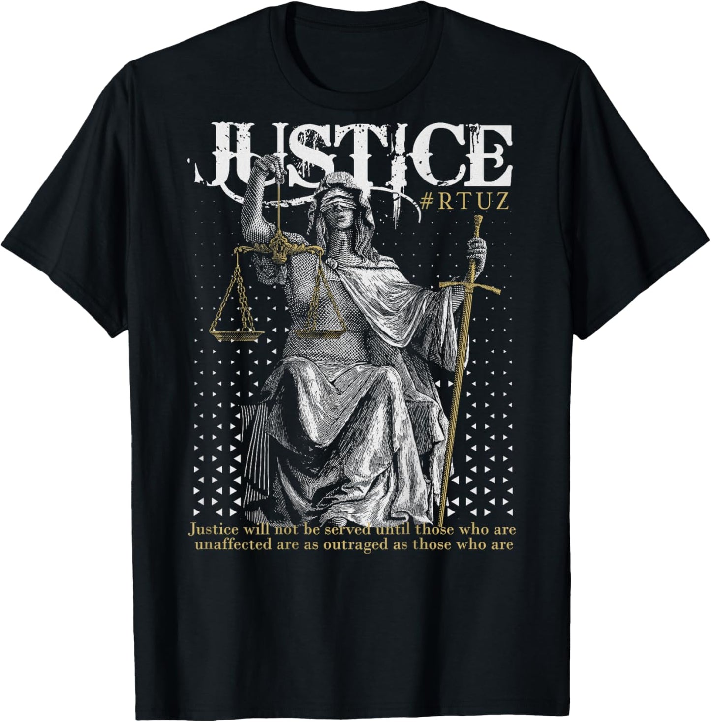 Backprint Streetwear Retro Mode Vintage Fashion Damen Herren T-Shirt - T-Shirt | Black