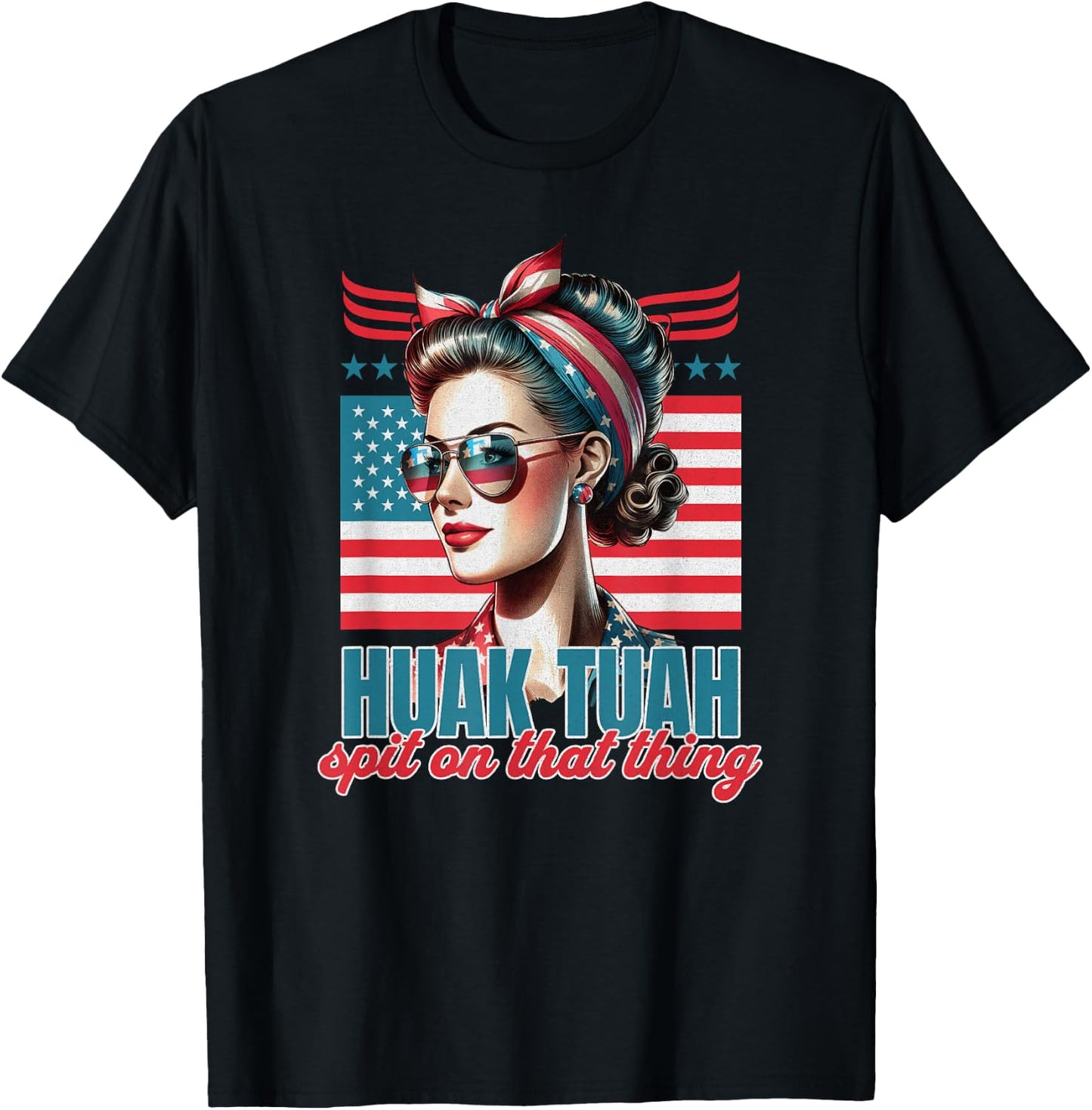 Huak Tuah Spit on That Thing T-Shirt - T-Shirt | Black