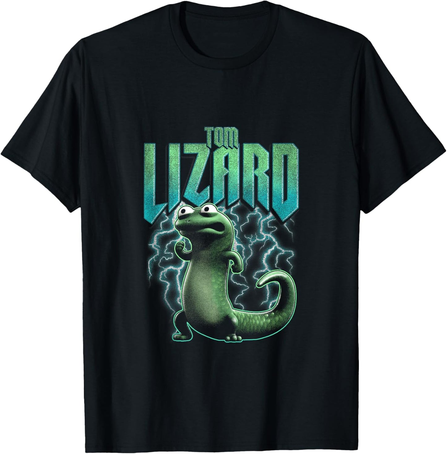 Disney Pixar Hoppers Tom Lizard Cool Distressed Poster T-Shirt - T-Shirt | Black