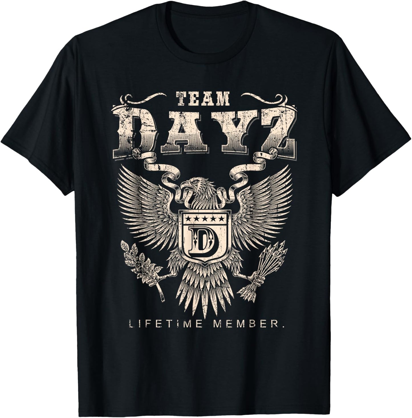 Lifetime member of the Dayz team - Name Dayz , Black, S T-Shirt - T-Shirt | Black