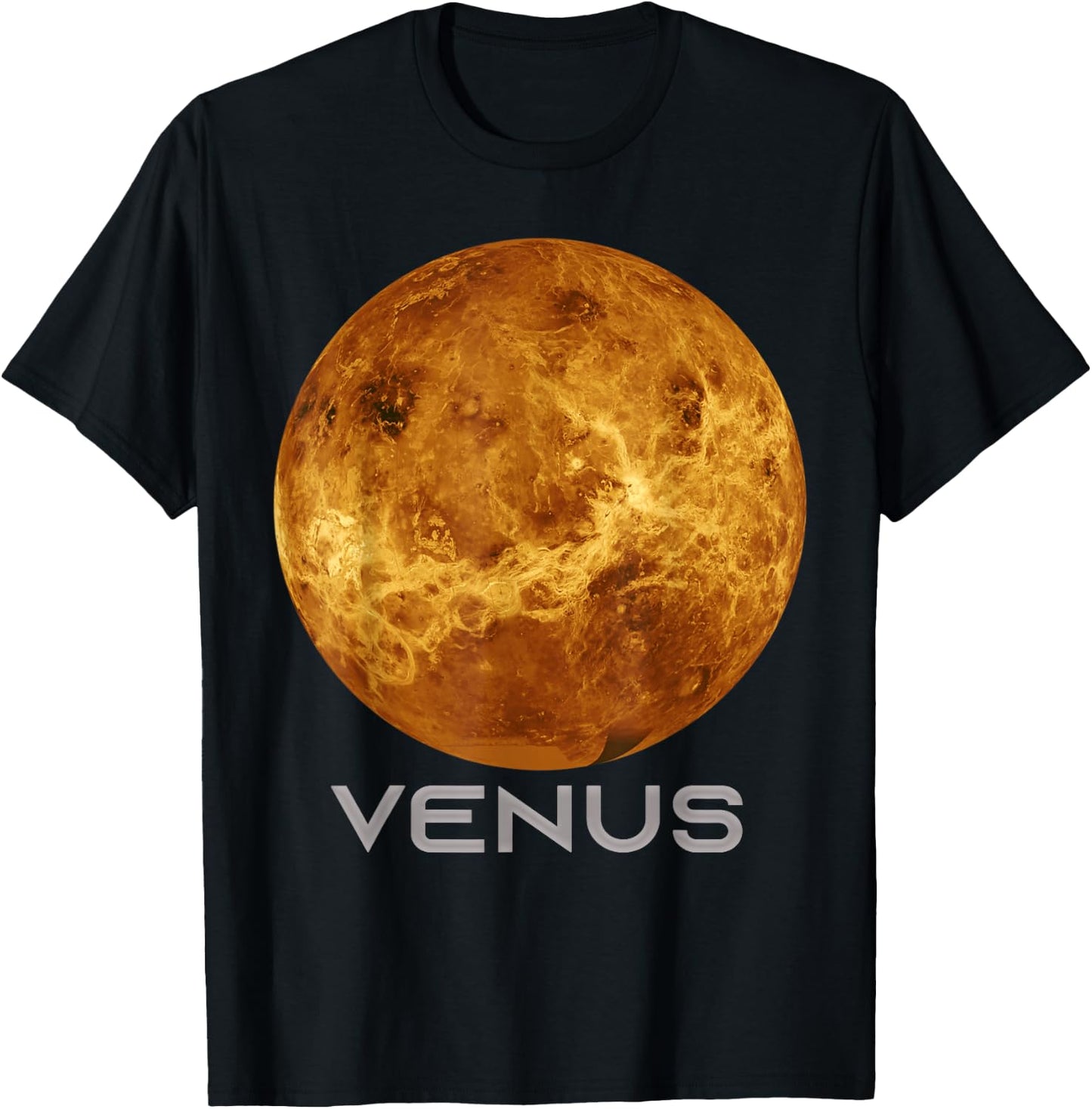 Venus Planet Shirt, Solar System Planet , Men, Children, , black T-Shirt - T-Shirt | Black