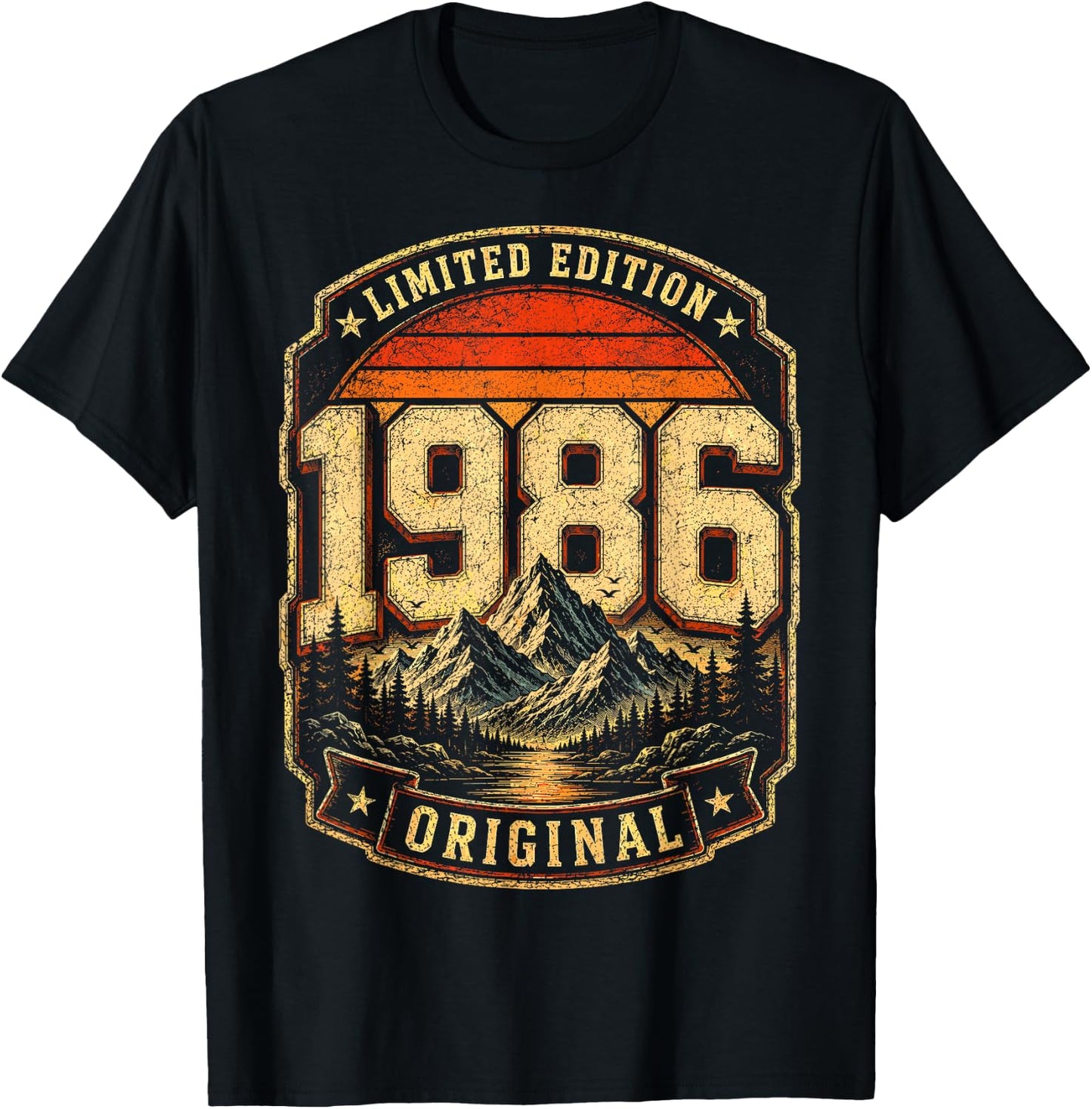 40. Geburtstag Mann Frau 40 Jahre 1986 Deko Geschenk Lustig T-Shirt - T-Shirt | Black