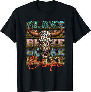 Blake Proud Name Personalized Vintage Outfit Last Name Pride T-Shirt - T-Shirt | Black