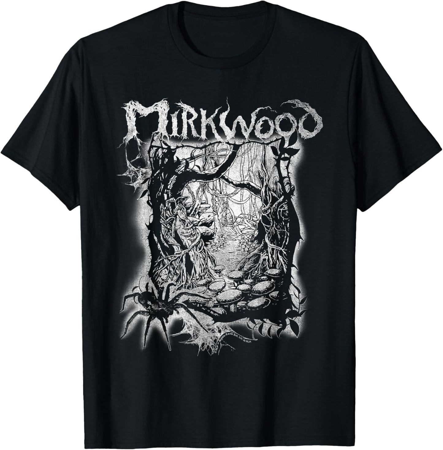 The Hobbit Mirkwood Metal Band T-Shirt - T-Shirt | Black