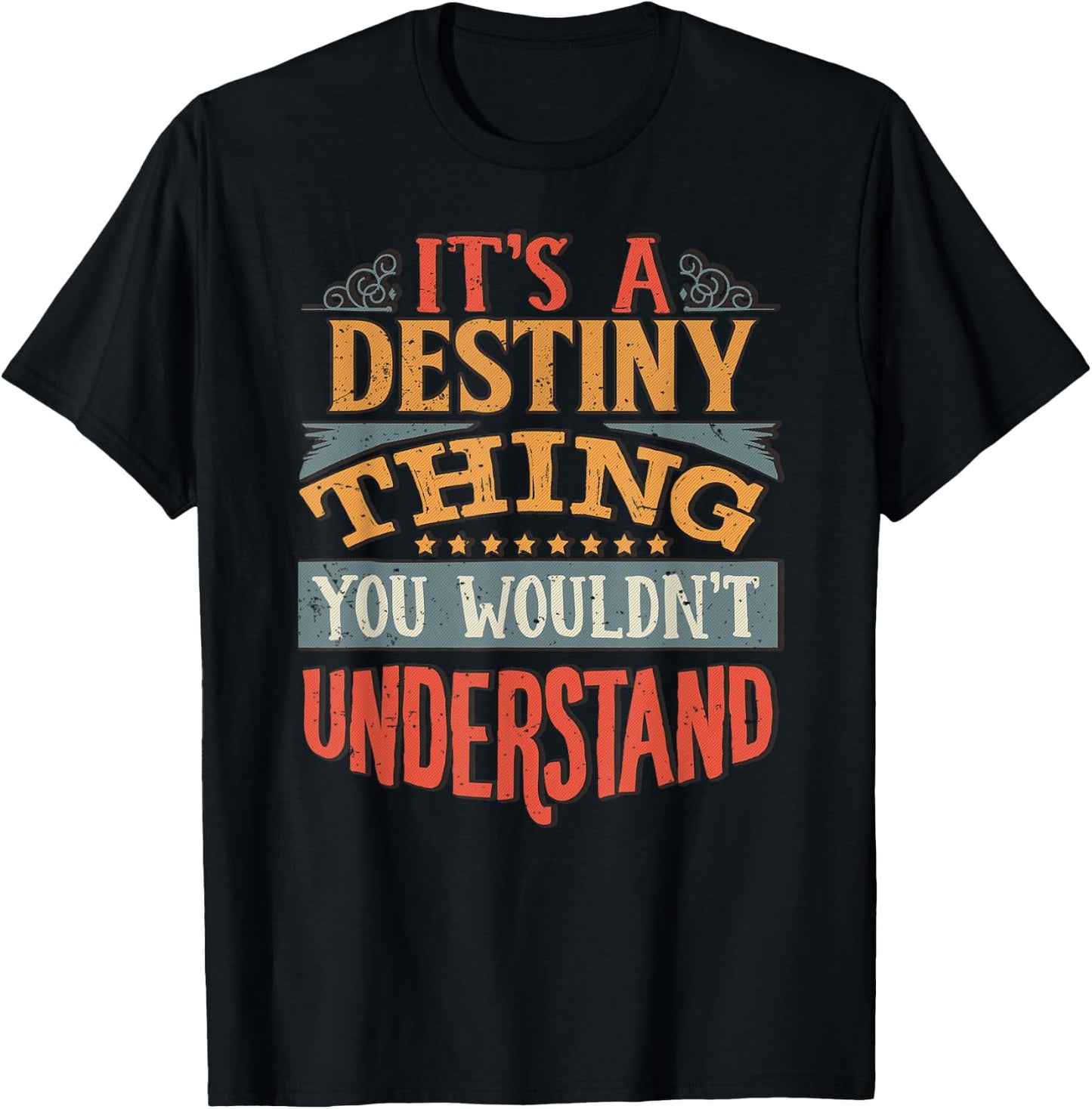 Destiny Name T-Shirt - T-Shirt | Black