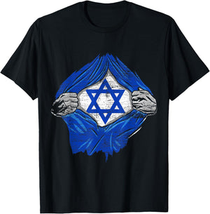 Jewish Israeli Symbol Jerusalem Israel T-Shirt - T-Shirt | Black