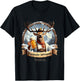 Après Ski Project Manager Hüttengaudi Hirsch & Bier Après Ski , black T-Shirt - T-Shirt | Black