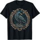 Odin's Raven Viking Norse Runes Nordmann Mythology T-Shirt - T-Shirt | Black