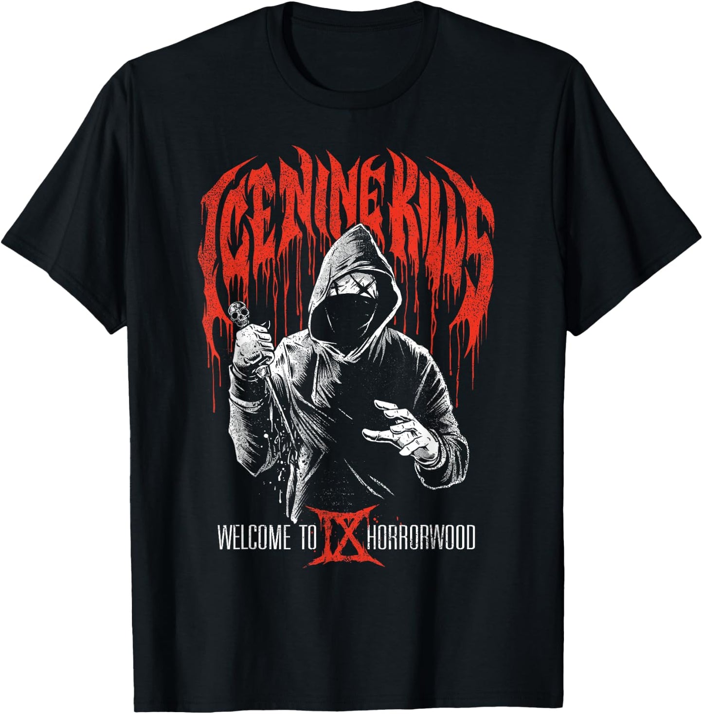 Ice Nine Kills - Mystery Killer , black T-Shirt - T-Shirt | Black