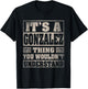 Gonzalez Last Name Shirt It's A Gonzalez Thing T-Shirt - T-Shirt | Black