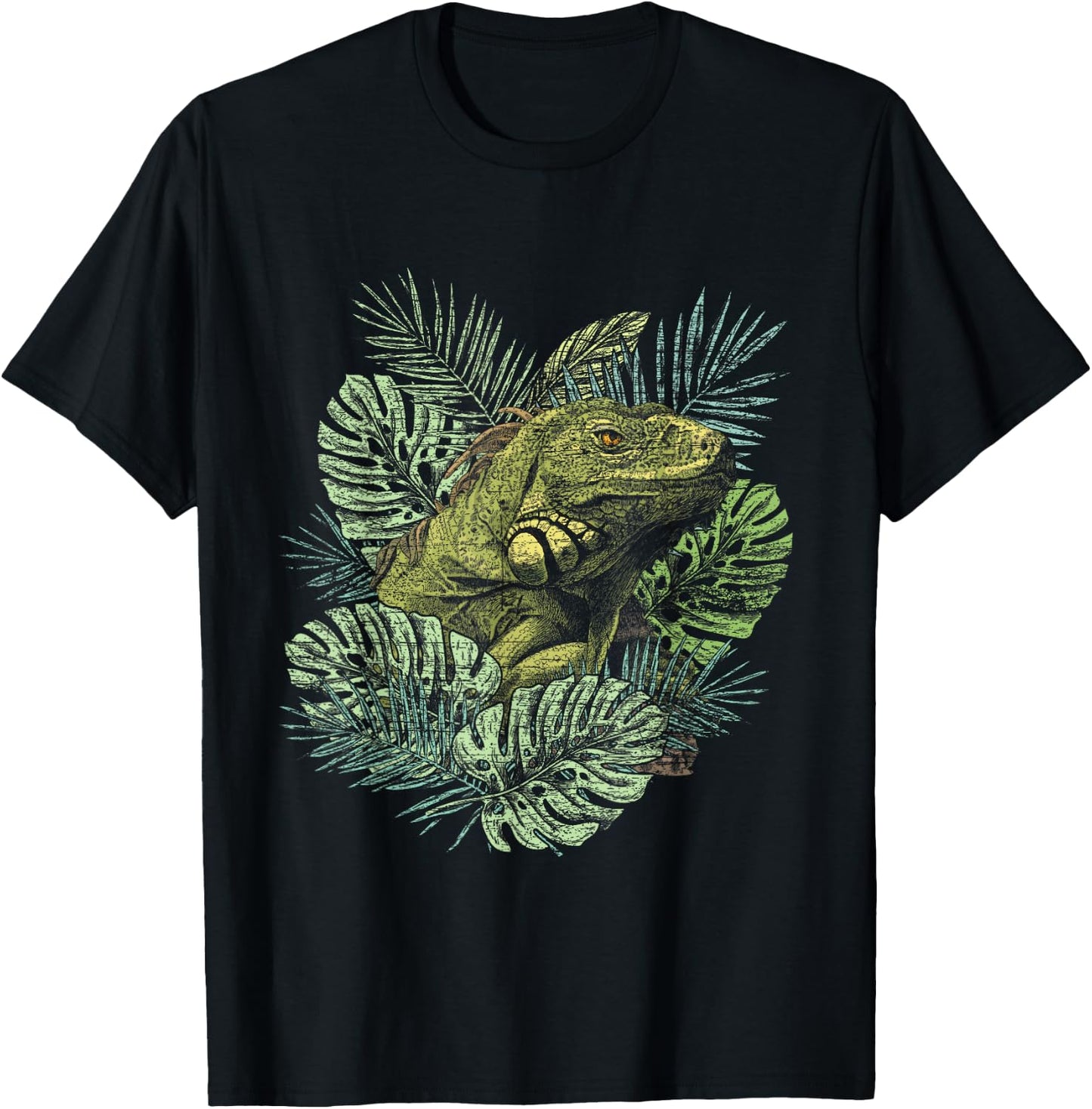 Zoo Keeper Lizard Lover Gift Iguana T-Shirt - T-Shirt | Black