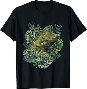 Zoo Keeper Lizard Lover Gift Iguana T-Shirt - T-Shirt | Black