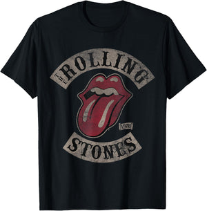 Official The Rolling Stones Vintage Tour 1978 Grey T-Shirt - T-Shirt | Black
