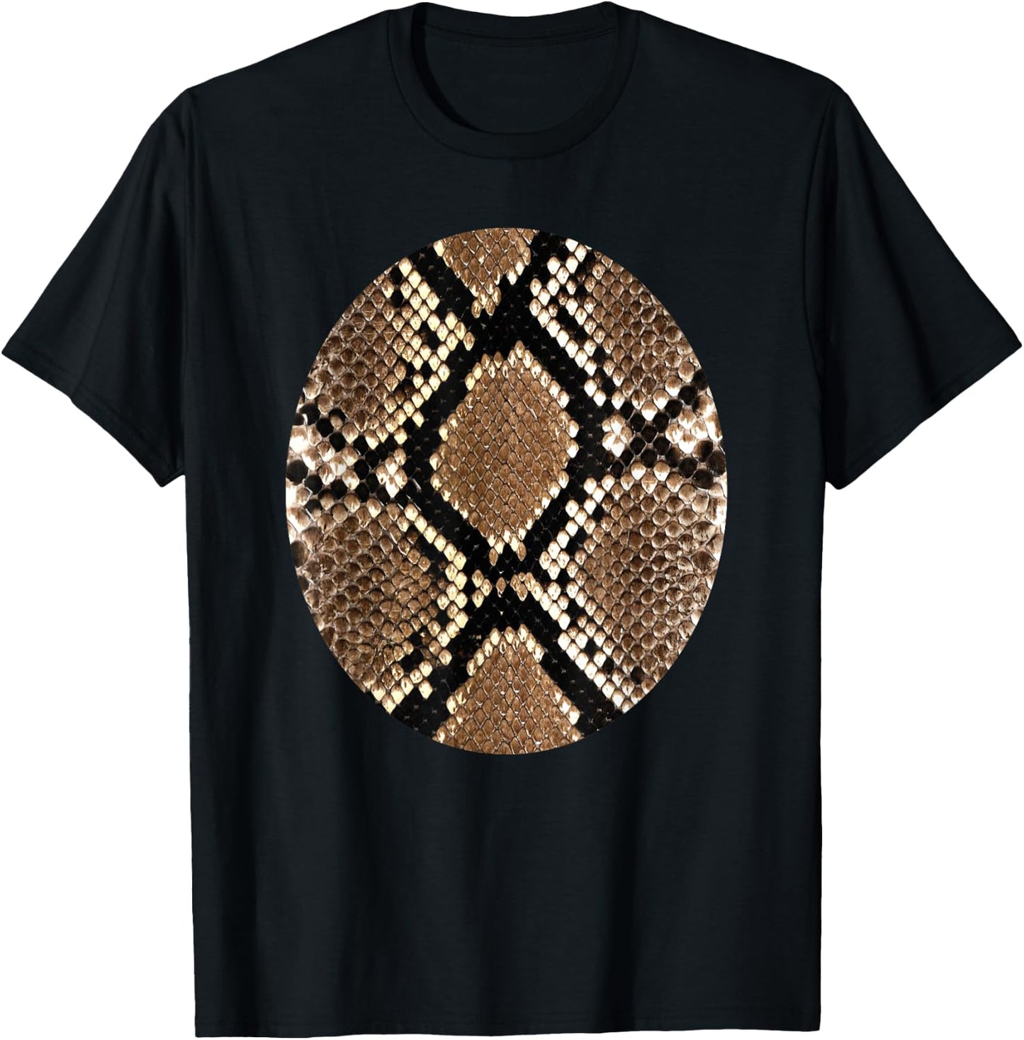 Snake Skin Costume Animal Belly Reptile T Shirt T-Shirt - T-Shirt | Black