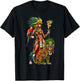 Aztec Jaguar Warrior Ancient Maya Civilization Goddess T-Shirt - T-Shirt | Black