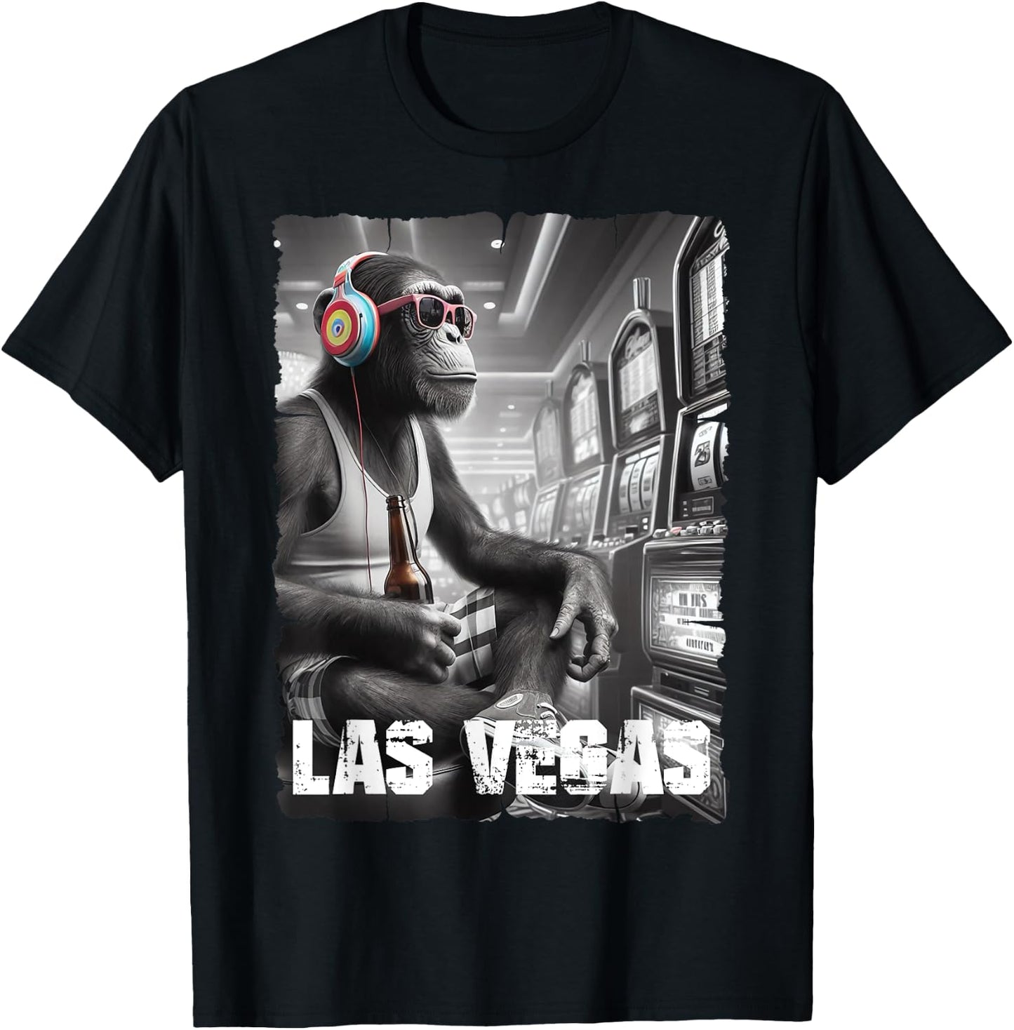 Las Vegas Casino Outfit , Slots, Spielautomat, Poker T-Shirt - T-Shirt | Black