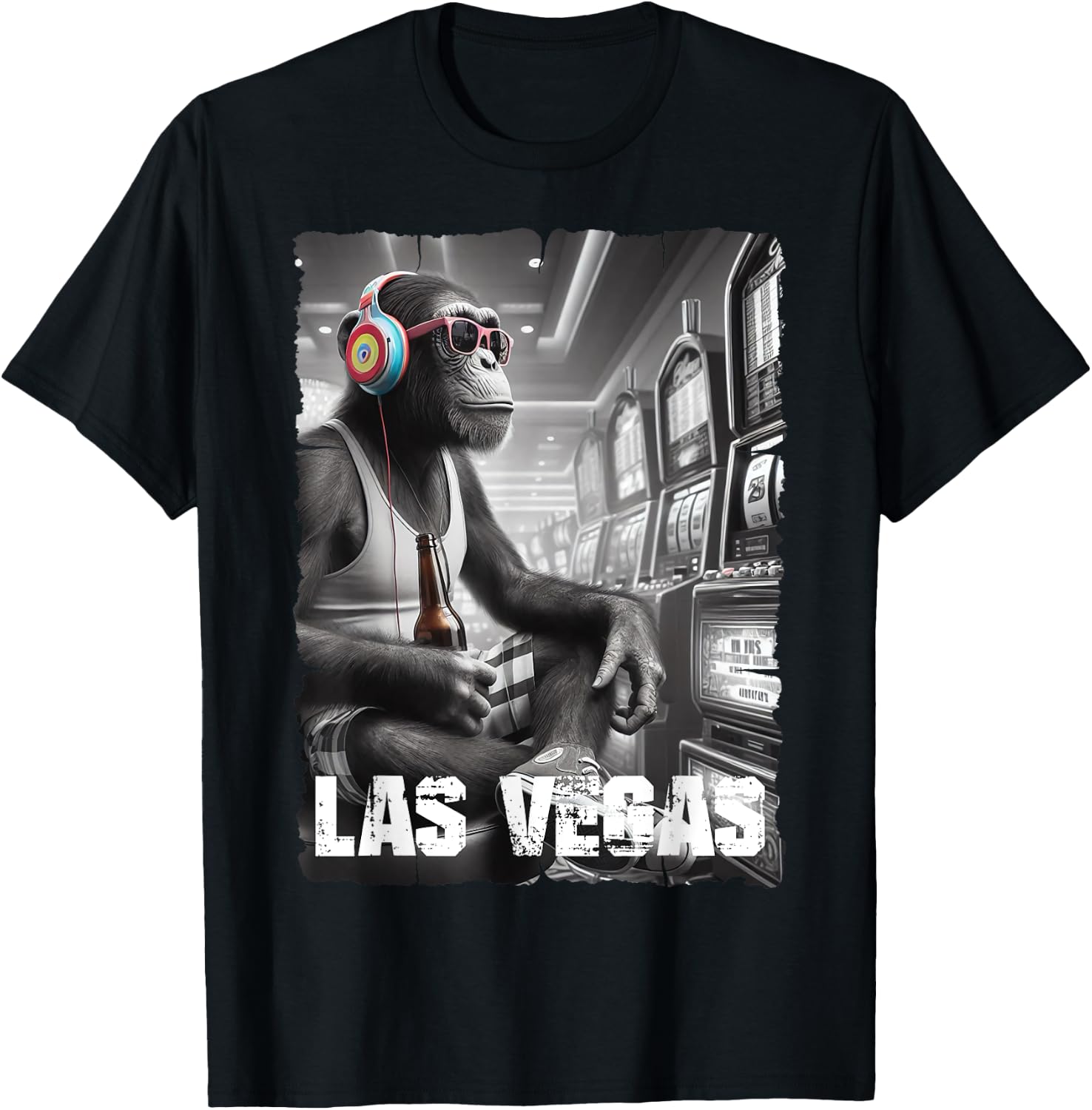 Las Vegas Casino Outfit , Slots, Spielautomat, Poker T-Shirt - T-Shirt | Black