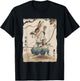 Rabbit Samurai Archer Japanese Ink Art Women Kids T-Shirt - T-Shirt | Black