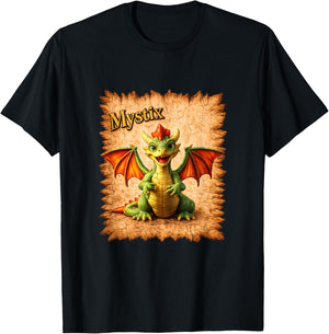 Mystix the Dragon T-Shirt - T-Shirt | Black