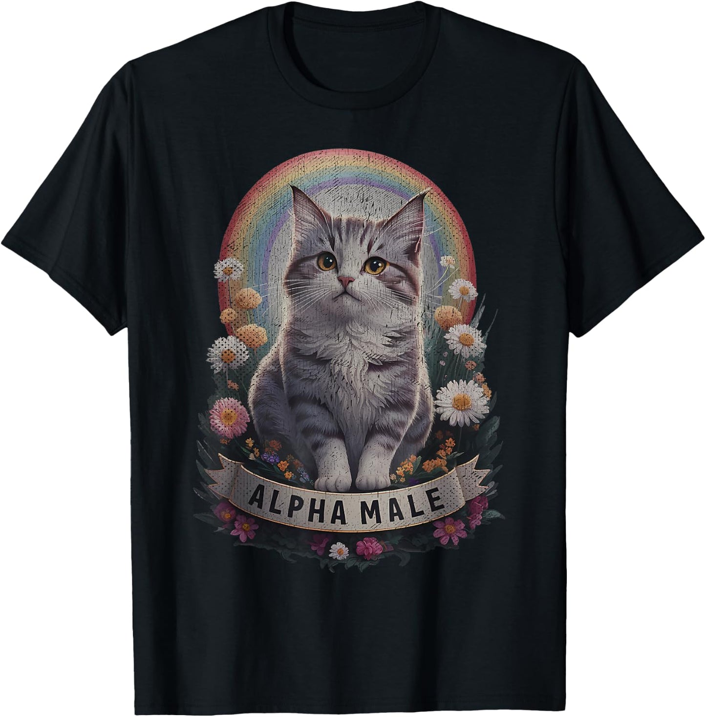 Cute Kitten For Male Alpha Male , Black, S T-Shirt - T-Shirt | Black