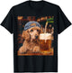 Poodle Drinking Beer Funny Dog Meme T-Shirt - T-Shirt | Black