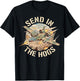 Retro A-10 Warthog Jet Send in The Hogs T-Shirt - T-Shirt | Black