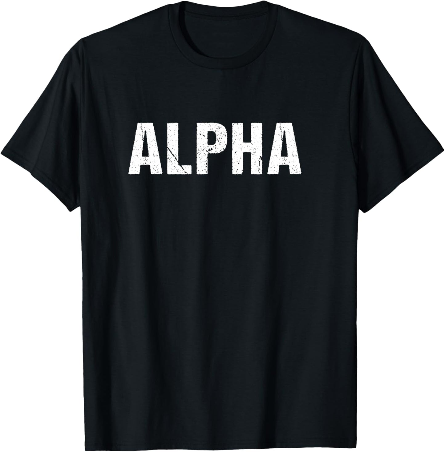 Alpha Shirt, black T-Shirt - T-Shirt | Black