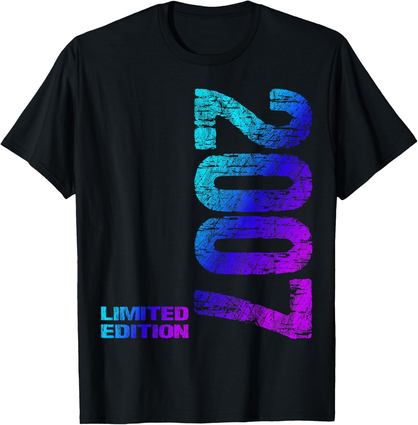 19. Geburtstag 2007 Limited Edition Junge Mädchen T-Shirt - T-Shirt | Black