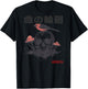 Japanese Retro Graphic Gothic Mushroom Skull Manga (BACK) T-Shirt - T-Shirt | Black