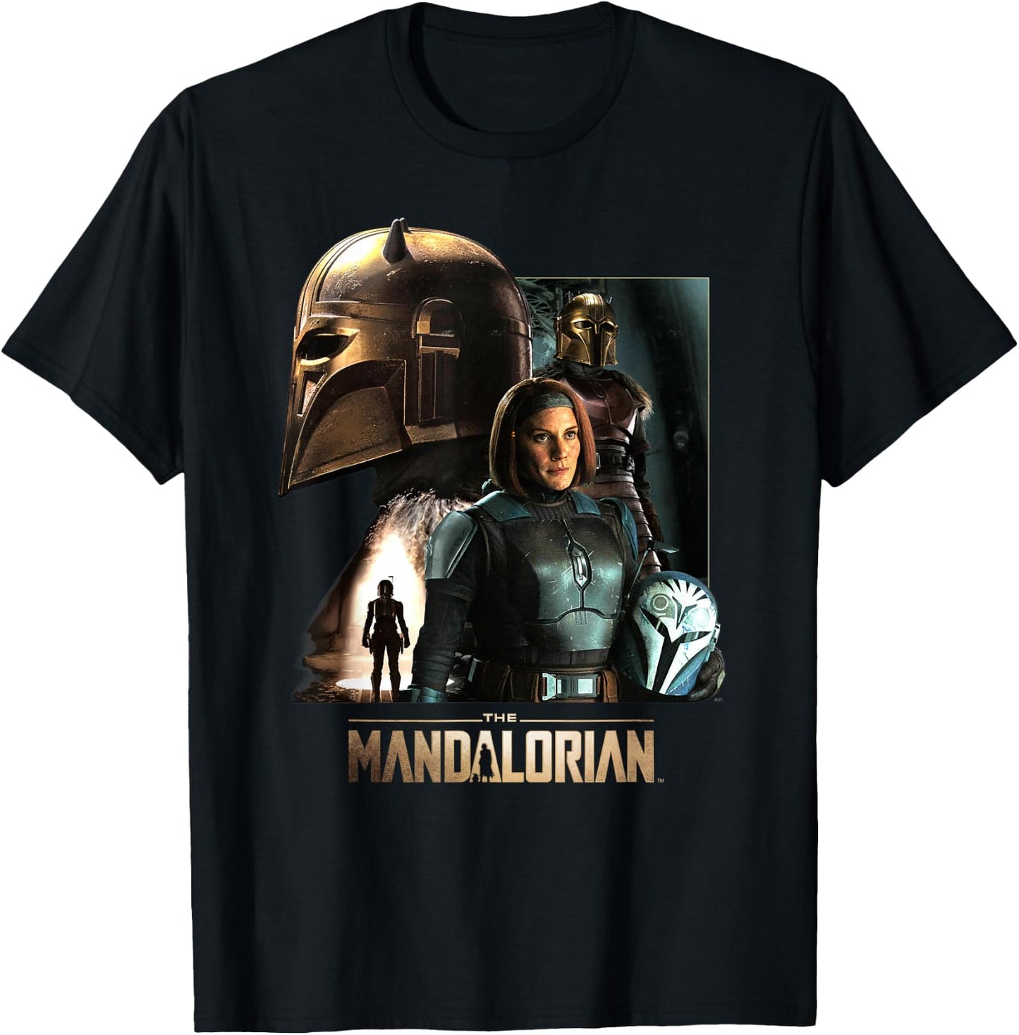 Star Wars The Mandalorian Season 3 the Armorer and Bo-Katan T-Shirt - T-Shirt | Black