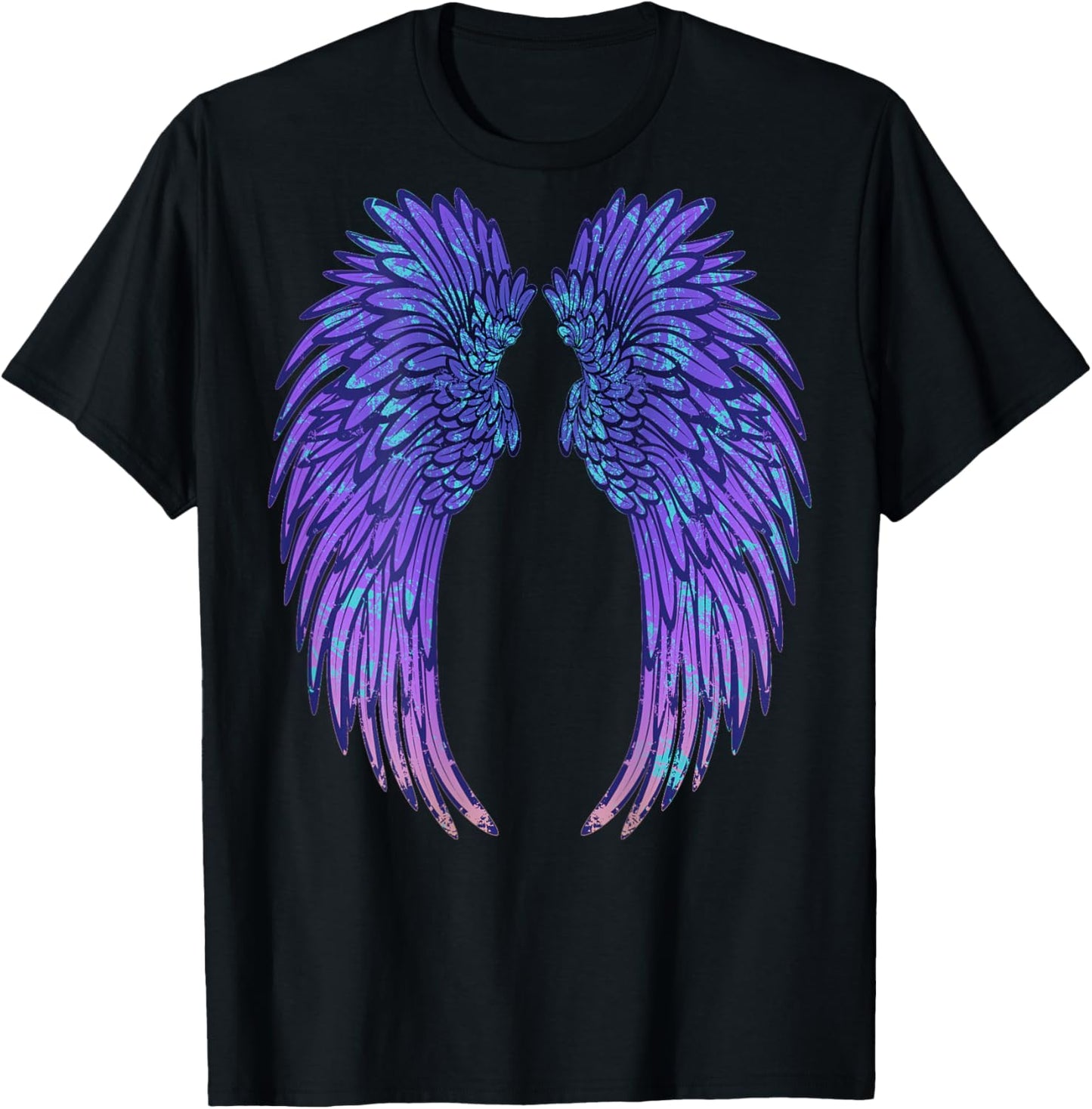 Angel Wings - Broken & Wild Wings T-Shirt - T-Shirt | Black