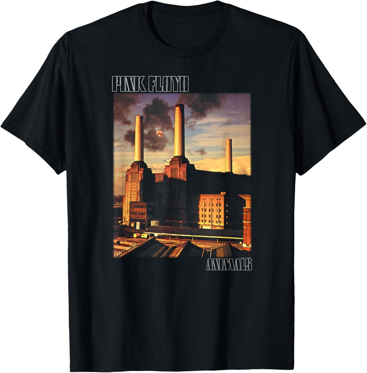 Offizielles Pink Floyd Animals Rock Band T-Shirt - T-Shirt | Black