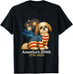 Funny Shih Tzu 4th of July 250 Years American Anniversary T-Shirt - T-Shirt | Black