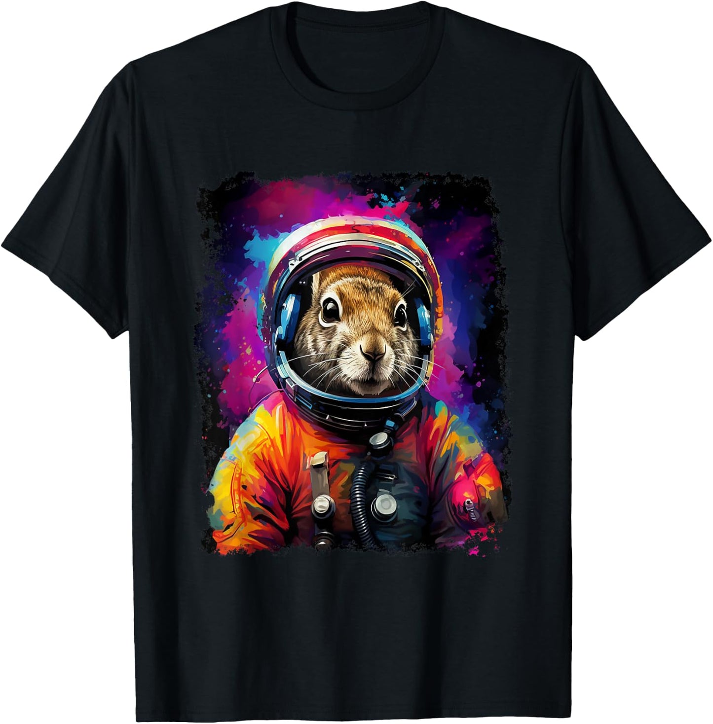 Space Squirrel T-Shirt - T-Shirt | Black
